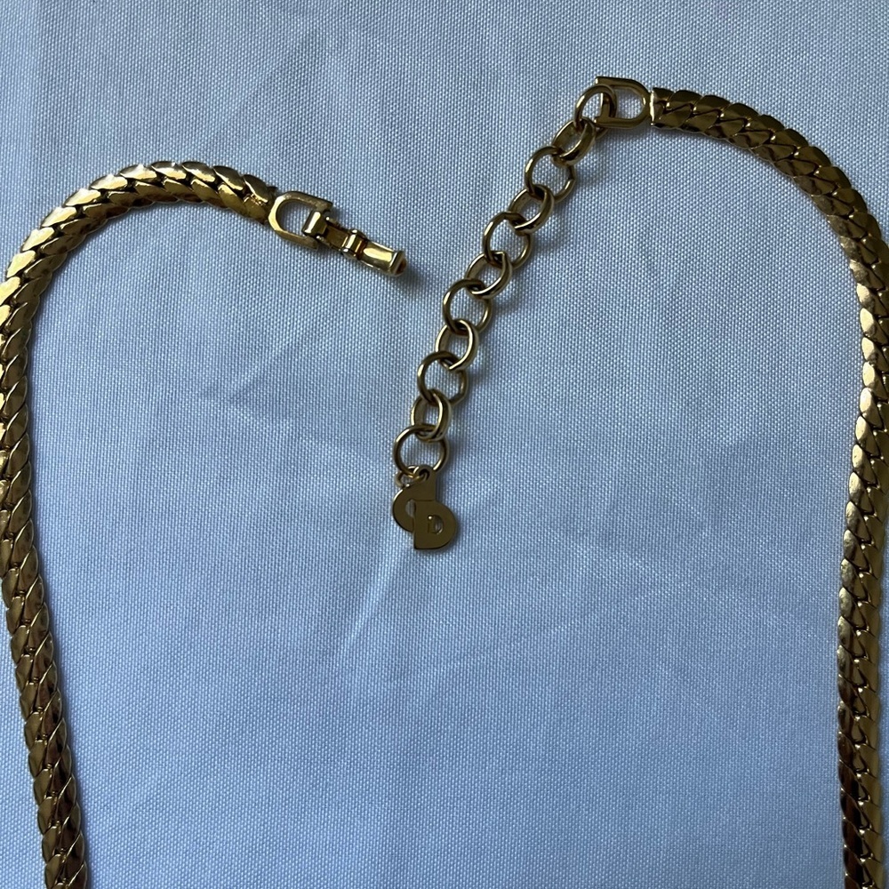Vintage Christian Dior Rhinestone Necklace - Picture 7 of 8